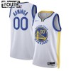 Camiseta Niños NBA Golden State Warriors Jonathan Kuminga 00 2022-23 Nike Association Edition Blanco Swingman
